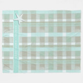 沿岸クリスマスプレッドパターン#2 ID1009 フリースブランケット (正面(横))