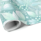 沿岸クリスマスリーフの果実パターン#7 ID1009 ラッピングペーパー (ロールコーナー)