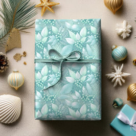 沿岸クリスマスリーフの果実パターン#7 ID1009 ラッピングペーパー