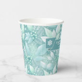 沿岸クリスマスリーフの果実パターン#7 ID1009 紙コップ (右)