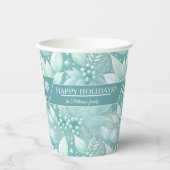 沿岸クリスマスリーフの果実パターン#7 ID1009 紙コップ (正面)