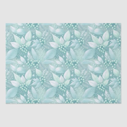 沿岸クリスマスリーフの果実パターン#7 ID1009 薄葉紙 (正面)