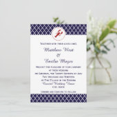 沿岸クローバーの結婚式招待状 招待状 (スタンド正面)