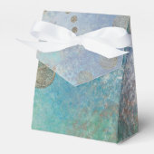 沿岸グランジ |青と緑の水のカラー金ゴールド フェイバーボックス (正面サイド)