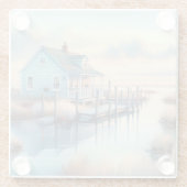 沿岸コテージアットサンライズマーシュ ガラスコースター (裏面)