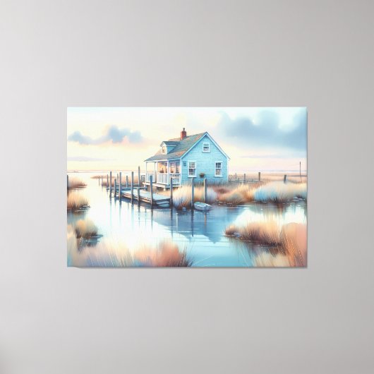 沿岸コテージアットサンライズマーシュ キャンバスプリント (正面)