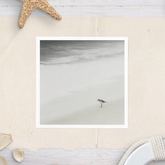 沿岸サンドパイパーオンビーチ スタンダードカクテルナプキン