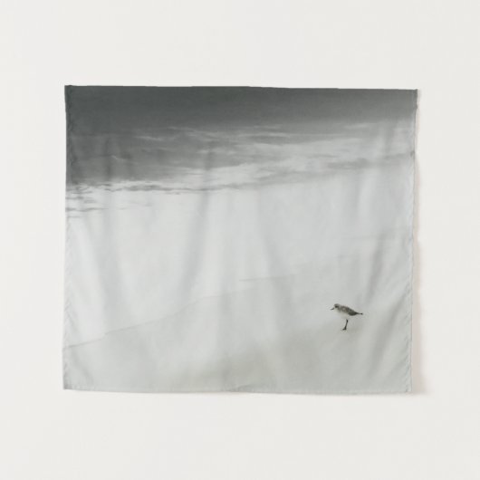 沿岸サンドパイパーオンビーチ タペストリー (正面(横))