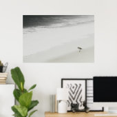 沿岸サンドパイパーオンビーチ ポスター (ホームオフィス)