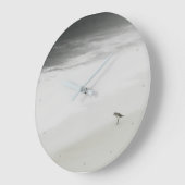 沿岸サンドパイパーオンビーチ ラージ壁時計 (傾斜)