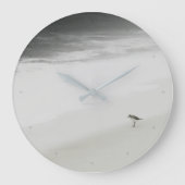 沿岸サンドパイパーオンビーチ ラージ壁時計 (正面)