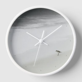 沿岸サンドパイパーオンビーチ ラージ壁時計