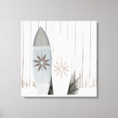 沿岸サーフボード写真トロピカルサマーカンバスプリ キャンバスプリント (正面)