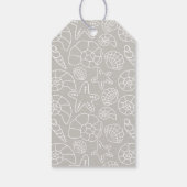 沿岸シェルクリスマスリースモノグラム ギフトタグ (裏面)