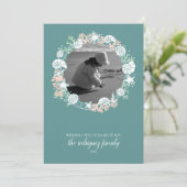 沿岸シェルクリスマスリース写真 シーズンカード (スタンド正面)