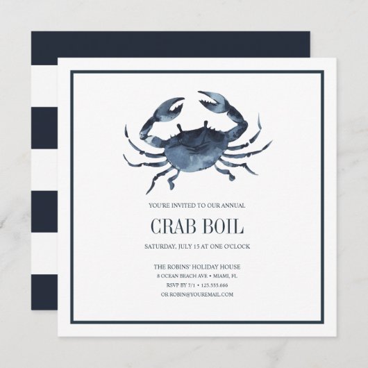 沿岸シック海軍カニ饗宴シーフードボイルパーティー (正面/裏面)