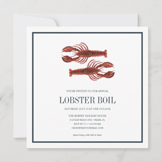 沿岸シック海軍ロブスターシーフード沸騰パーティー (正面)