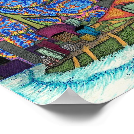 沿岸スカイライン ポスター (角)