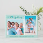 沿岸スクリプトSEASとグリーティングヒトデ2写真 シーズンカード (スタンド正面)