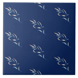 沿岸スタイル水色青珊瑚桃 タイル