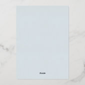 沿岸ストライプ縁ど |クリスマスフォトシルバー 箔シーズンカード (裏面)