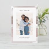 沿岸ストライプ縁ど |クリスマスフォト シーズンカード (スタンド正面)