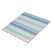 沿岸ストライプ陶磁器タイル タイル (側面)