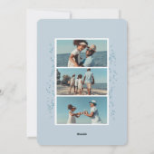 沿岸ストライプ |ホリデーフォトカード シーズンカード (裏面)