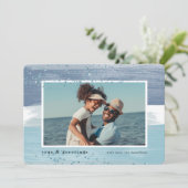 沿岸ストライプ |ホリデーフォトカード シーズンカード (スタンド正面)