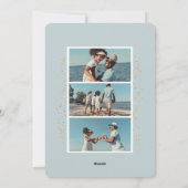 沿岸ストライプ |ホリデーフォトカード シーズンカード (裏面)