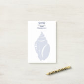 沿岸スパイラルシーシェル |パーソナライズされた | ポストイット (デスク上)