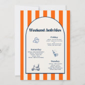 沿岸スピリッツバチェロレッテ旅程,招待状 招待状 (裏面)