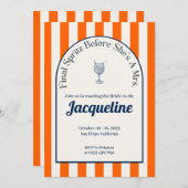 沿岸スピリッツバチェロレッテ旅程,招待状 招待状 (正面/裏面)