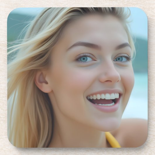 沿岸セレニティプラスチックのエッセンス コースター (正面)