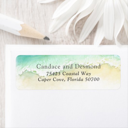 沿岸ターコイズ波 ラベル (インサイチュ)