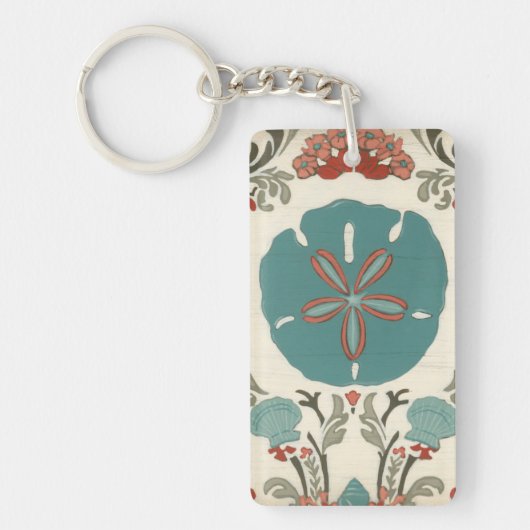 沿岸ダマスクI キーホルダー (正面)