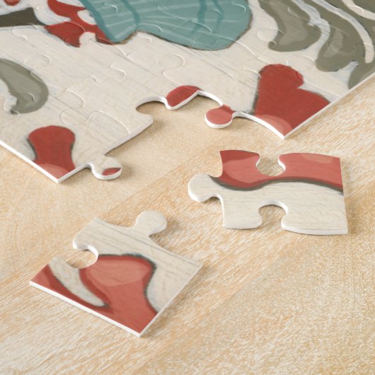 沿岸ダマスクI ジグソーパズル (側面)