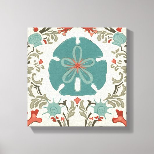 沿岸ダマスクII キャンバスプリント (正面)