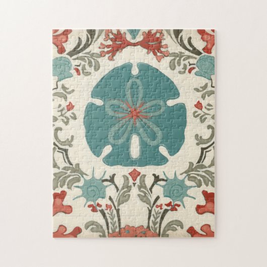 沿岸ダマスクII ジグソーパズル (縦)