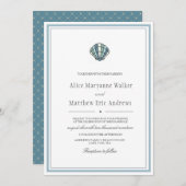 沿岸チャーム |結婚式招待状 招待状 (正面/裏面)