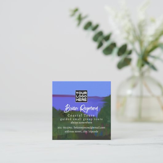 沿岸ツアー スクエア名刺 (スタンド正面)