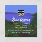 沿岸ツアー スクエア名刺 (正面)