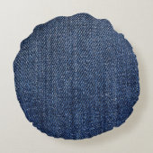 沿岸テーマバレンタインデー赤いハート&ヒトデ ラウンドクッション (裏面)