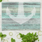 沿岸デコ素朴ールいかり キッチンタオル (折り畳み)