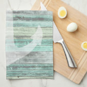 沿岸デコ素朴ールいかり キッチンタオル (四つ折り)