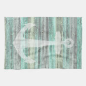 沿岸デコ素朴ールいかり キッチンタオル (横)