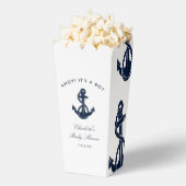 沿岸ネイビー航海のブルーいかりベビーシャワー フェイバーボックス (はじけた状態)