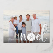 沿岸ノエル |クリスマスフォト 箔シーズンカード (正面)
