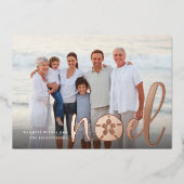 沿岸ノエル |クリスマスフォト 箔シーズンカード (正面)