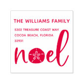 沿岸ノエル |差出人住所 セルフインキングスタンプ (デザイン)